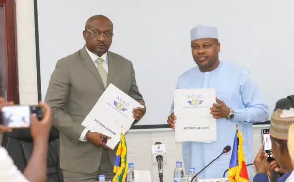 Tchad-Gabon : signature d'un accord en aviation civile entre les deux pays