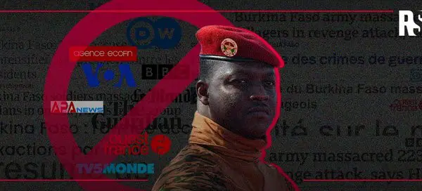 Burkina Faso : 13 médias suspendus par le gouvernement