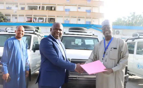 Tchad : Le projet FORMANUT financé par l'UE fait don d'un véhicule pour stimuler les programmes de nutrition