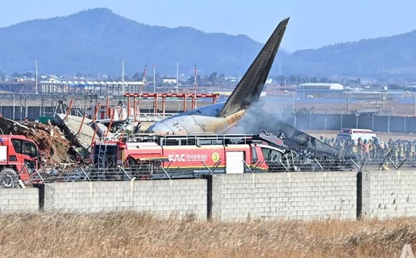 Crash du Boeing 737-800 de Jeju Air en Corée du Sud