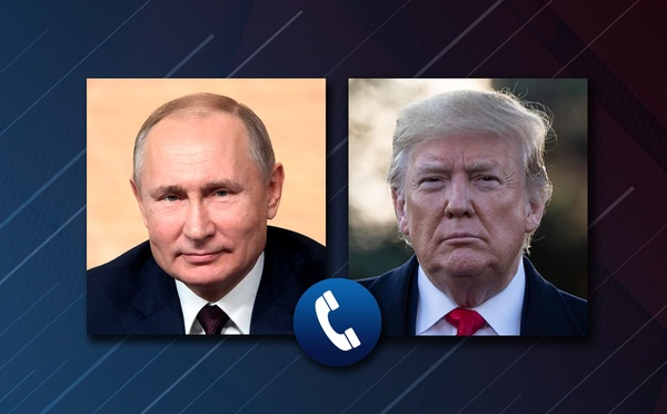 Les présidents Poutine et Trump ont eu un entretien téléphonique