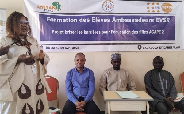 Tchad : AfriYAN Forme des ambassadeurs pour l'éducation à la vie et à la santé reproductive à Bagasola