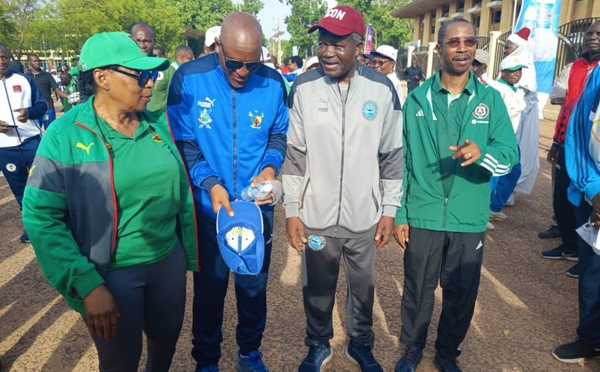 Cameroun - Garoua : Marche sportive à Garoua en prélude à la Fête de l'Unité