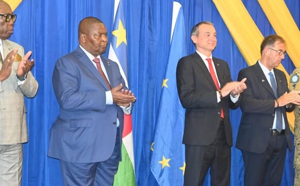 République Centrafricaine : L'Union Européenne célèbre son 75e anniversaire en présence du Président Touadéra