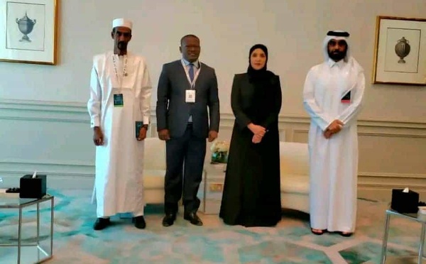 Tchad : le président de la CNDH reçu en audience par son homologue du Qatar
