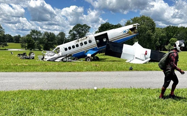 États-Unis : Un avion de parachutistes s'écrase dans le Tennessee, sept blessés