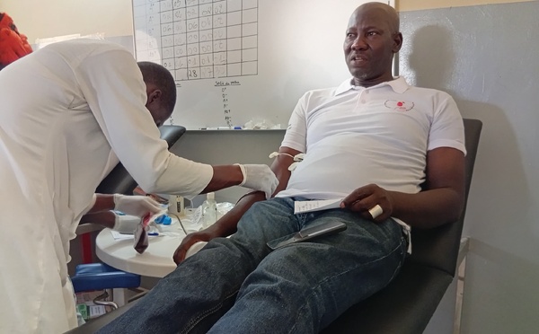 Tchad : MSF fait un don de sang