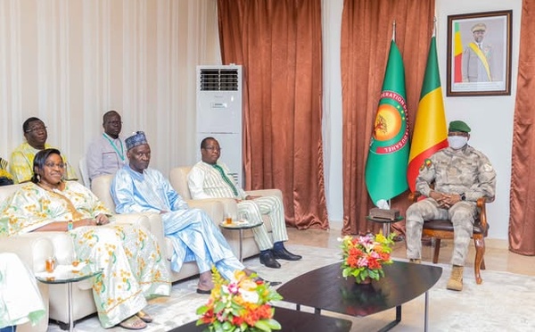 Mali : Le Président de la Transition reçoit les Ministres de l'Enseignement supérieur de l'AES