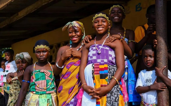 Le monde célèbre les enfants africains chaque année le 16 juillet. Photo : UNICEF/Francis Kokoroko/2025
