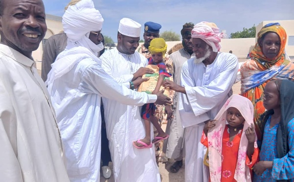 Tchad - Batha : Distribution de kits alimentaires aux sinistrés de N'Djamena Bilala