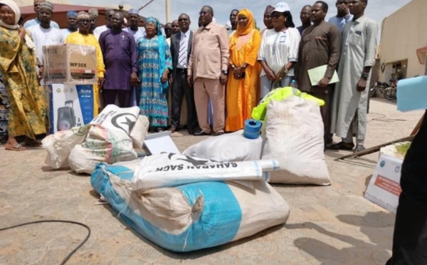 Tchad : la commune du 7ème arrondissement réceptionne des équipements de mitigation