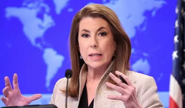Tammy Bruce, porte-parole du département d'État des Etats-Unis.© Mbote