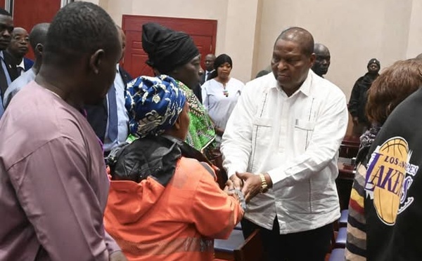 RCA : Le Président Touadéra rencontre les familles des victimes du drame du Lycée Barthélémy Boganda