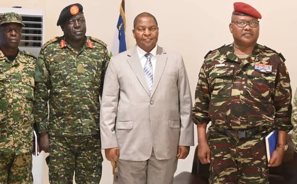 RCA : Recrutement de 1 800 jeunes pour une formation militaire en Ouganda