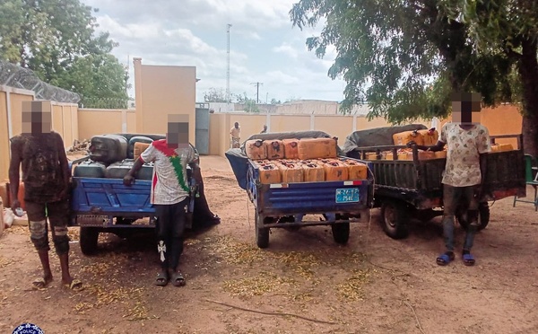 Burkina Faso : la Police nationale saisit 2 785 litres de carburant à Pô