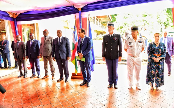RCA : Le 14 juillet célébré par anticipation à Bangui, symbole d'une coopération franco-centrafricaine renforcée
