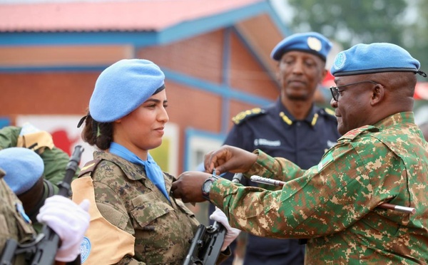 RCA : Le contingent tunisien de la MINUSCA décoré à Bangui