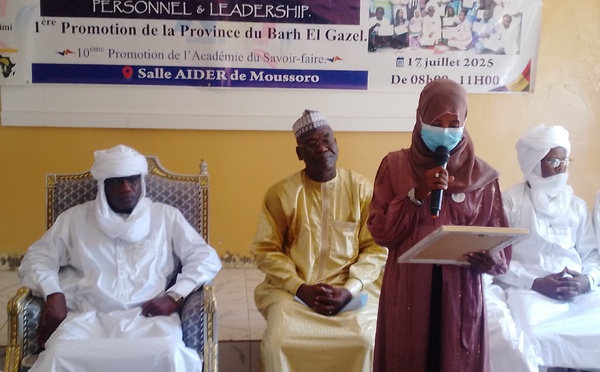 Tchad : La Première Promotion en Art Oratoire de l'Académie du Savoir-faire de Barh El Gazel reçoit ses attestations