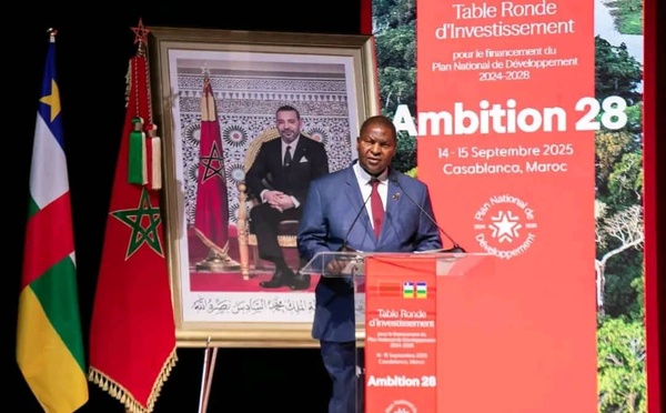 Touadéra à la Table ronde internationale : "La pauvreté n’est pas une fatalité"