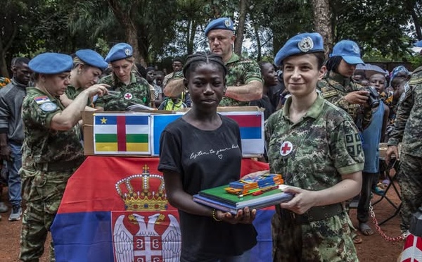 RCA : La MINUSCA soutient l’excellence au Lycée Barthélemy-Boganda