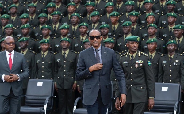 Rwanda : Le Président Kagame exhorte 1000 nouveaux officiers à la résilience et au service de la nation
