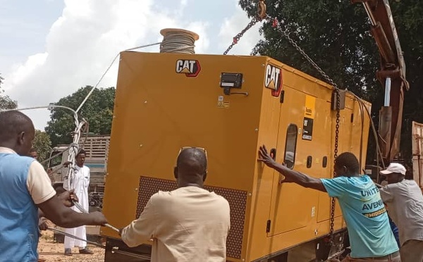 Tchad : à Pala, la Société Tchadienne des Eaux reçoit un groupe électrogène de 330 kVA