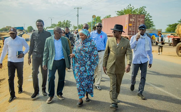 Tchad : La Mission de la Ministre des Transports sur le corridor Sud passe par Machtour et Guélendeng