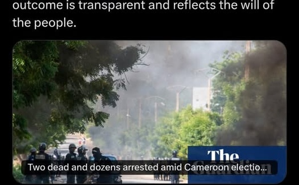     Cameroun : Le Représentant américain Gregory Meeks appelle à la transparence des résultats électoraux