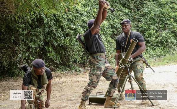 Ghana : Les Forces Armées Ghanéennes démontrent leur puissance de feu et leur interopérabilité