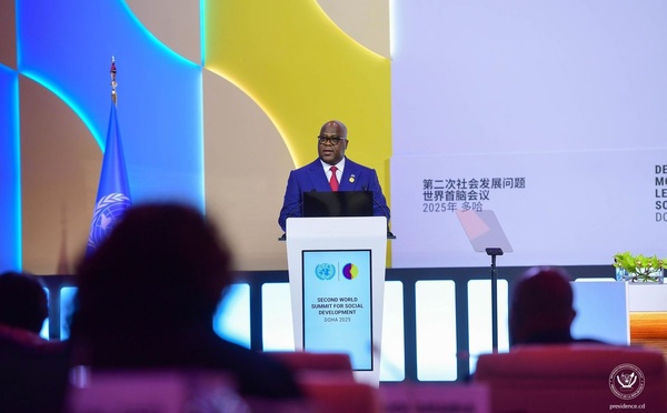Sommet de Doha : le président Félix Tshisekedi présente le plan de développement social de la RDC
