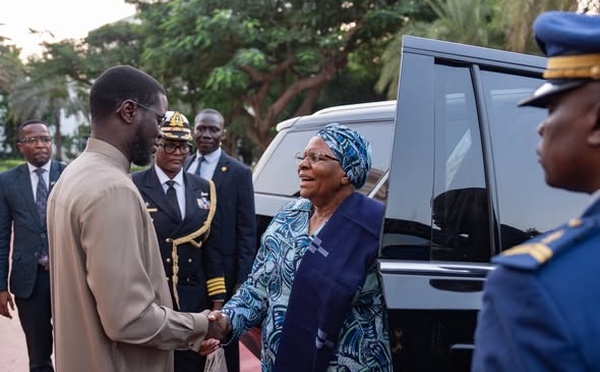 Sénégal/Namibie : Le Président Bassirou Diomaye Faye reçoit la Présidente Netumbo Nandi-Ndaitwah