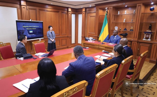 Gabon : Le Président Oligui Nguema reçoit la PDG de Huawei CEMAC pour la digitalisation