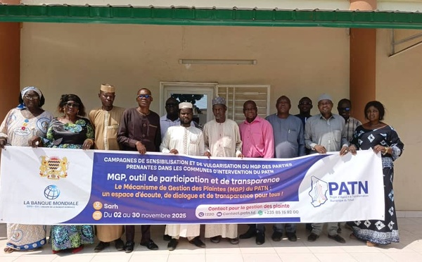 Tchad : Formation du PATN à Sarh sur la Gestion des Plaintes Citoyennes