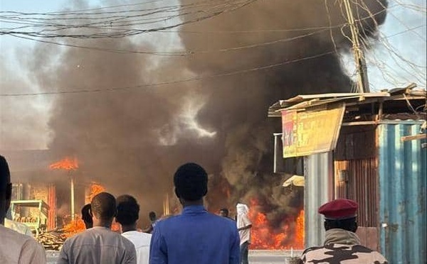 ​Tchad : un incendie ravage plusieurs boutiques de carburant au parc d’Adré à Abéché