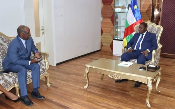 RCA : Le président de la République reçoit une délégation du FMI