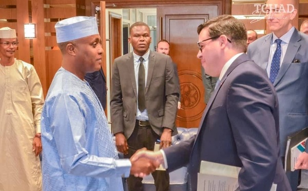 Tchad/États-Unis : le ministre d’État chargé des Affaires étrangères reçoit une délégation américaine