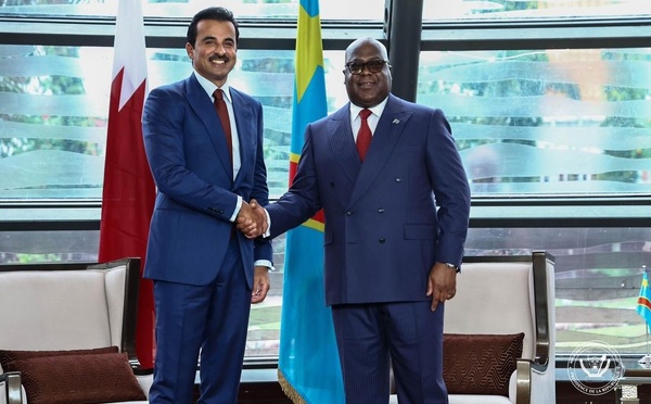 L'Émir du Qatar en visite officielle en RDC