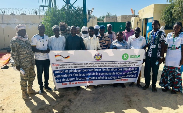 Tchad : à Daboua, un atelier pour renforcer l’intégration des déplacés internes et demandeurs d’asile