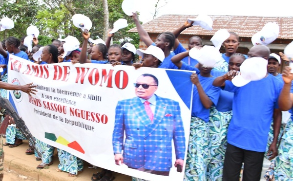 Congo : Un vibrant d’accueil réservé à Denis Sassou-N’Guesso par l’association « les amis de Womo » 