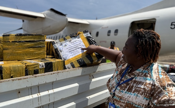 RCA : Réception du dernier convoi logistique électoral à Bangui en provenance de Chine