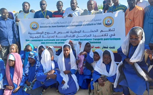 Tchad : l’AJDDS sensibilise les élèves du complexe scolaire Alhidaya à l’esprit patriotique