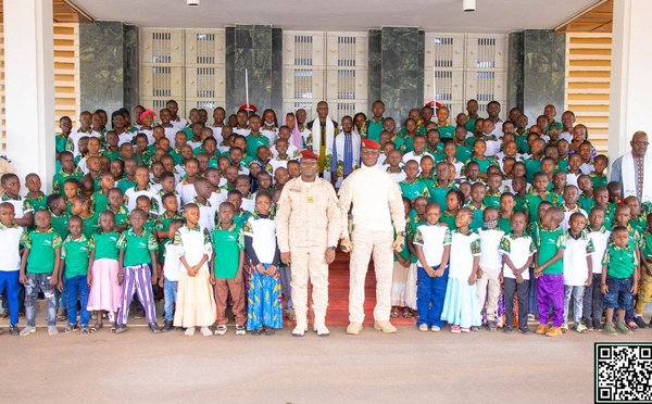 Burkina : « Vous êtes les vrais héros de cette Nation ! » (Le capitaine Traoré aux pupilles de la Nation)
