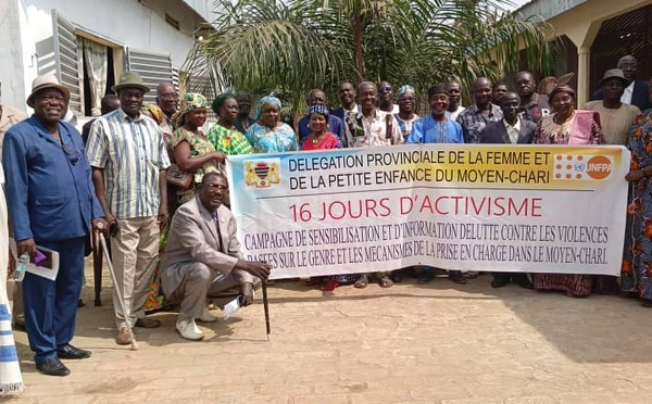 Tchad : Au Moyen-Chari, les leaders communautaires sensibilisés aux violences faites aux femmes