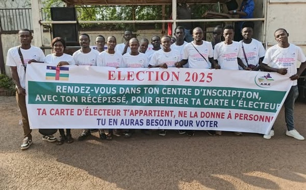 RCA : L’ANE lance une campagne nationale pour le retrait des cartes d’électeur