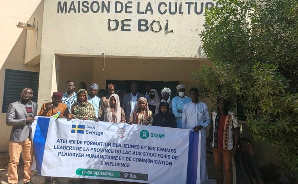 Tchad : atelier de formation des jeunes et des femmes leaders du Lac aux stratégies de plaidoyer humanitaire