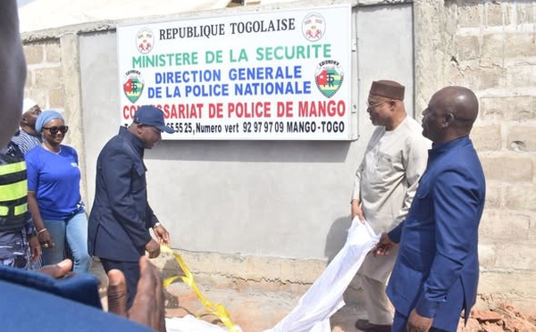 Togo : Inauguration des nouveaux commissariats de Cinkassé et Mango pour une sécurité renforcée