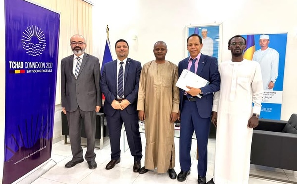 Tchad : Le Ministre d’État reçoit une Délégation de la Libyan Foreign Bank