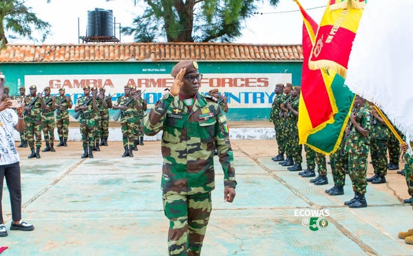 CEDEAO : le colonel Aliou Tine prend la tête de la force ECOMIG en Gambie