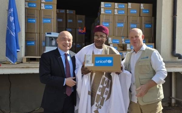 Tchad : important don d’équipements médicaux de la Chine avec l’appui de l’UNICEF