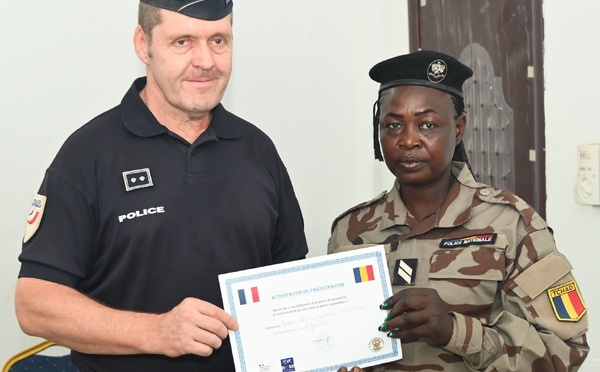 Tchad : La coopération française appuie la formation de la police de proximité
